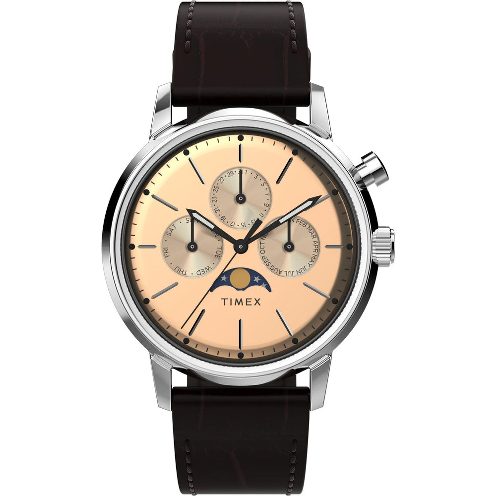 Timex Marlin Moon Phase Men's Watch - TWEG26801 - KRISHNA WATCH COMPANY