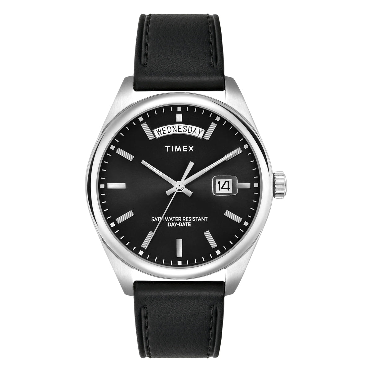 TIMEX Trend Legacy Black Round Dial Analog Men's Watch - TWEG27107 - KRISHNA WATCH COMPANY