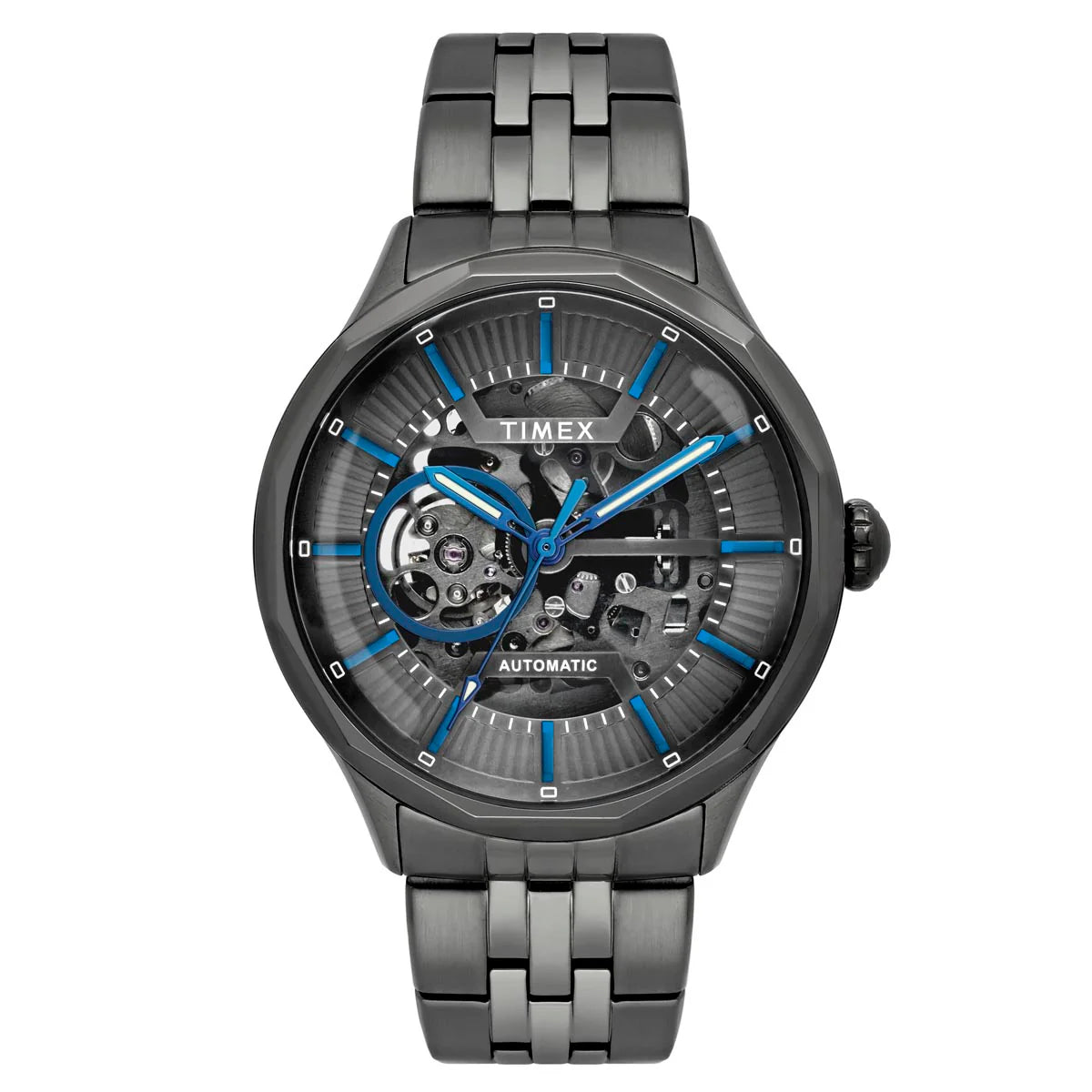 Timex Men's Premium Grey Round Dial Analog Watch - TWEG27601