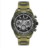 Timex Men's Premium Green Skeletal Dial Analog Watch -TWEG27701