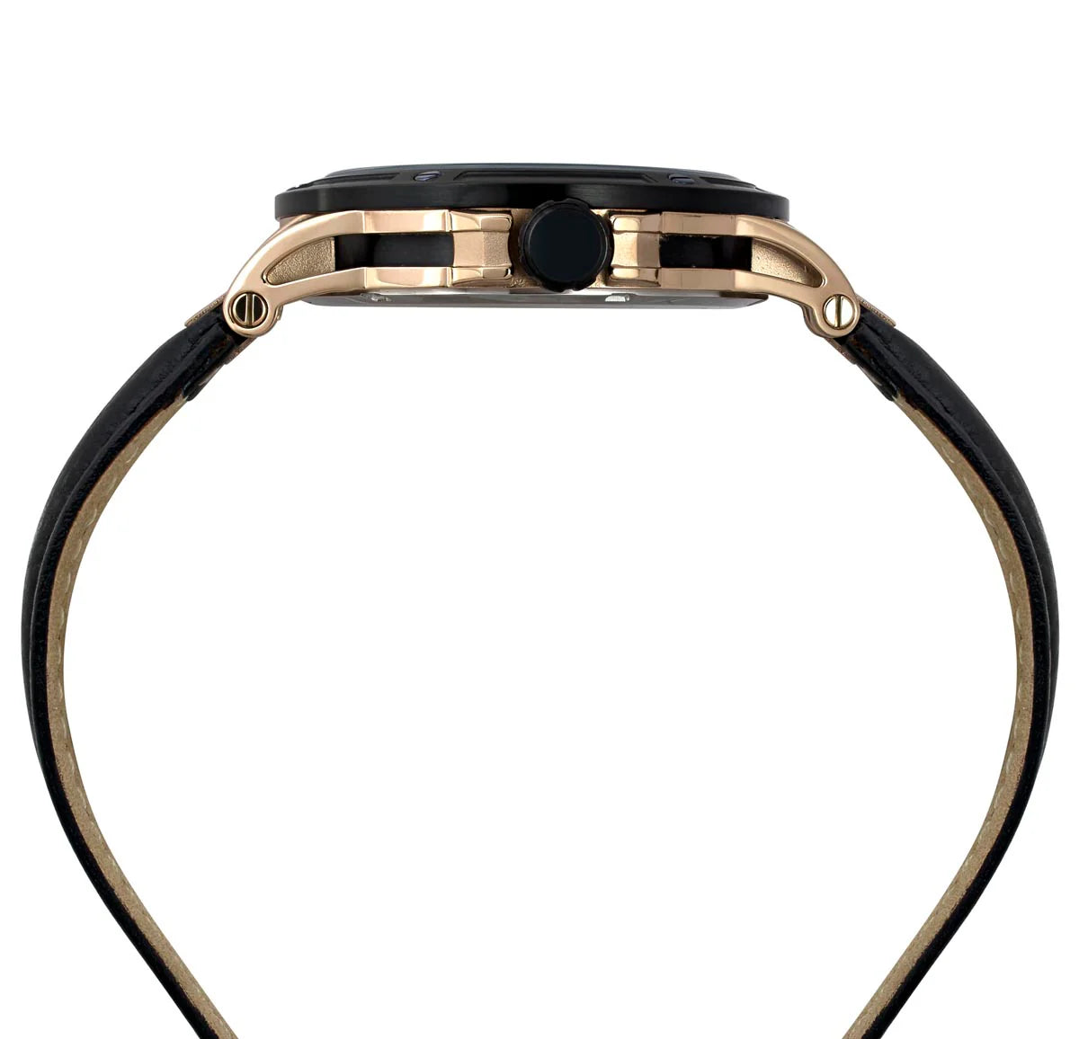 Timex Men's Premium Black Skeletal Dial Analog Watch -TWEG27801