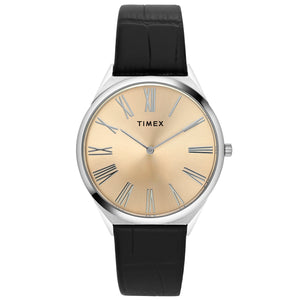 Timex Men's Premium Copper Dial Analog Watch - TWEG27900 - KRISHNA WATCH COMPANY