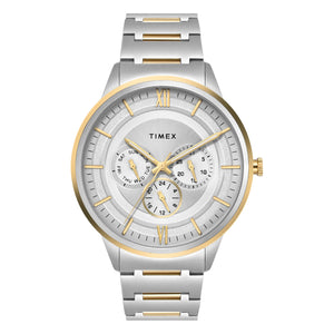 Timex Men's Premium Silver Dial Analog Watch - TWEG28001 - KRISHNA WATCH COMPANY
