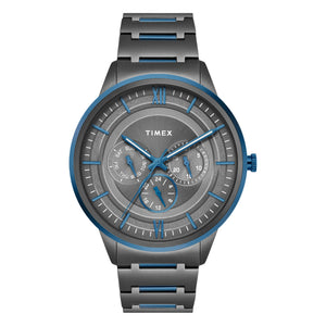 Timex Men's Premium Grey Dial Analog Watch - TWEG28003 - KRISHNA WATCH COMPANY