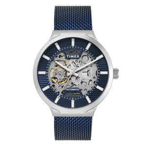 TIMEX Signio Blue Round Dial Analog Men's Watch - TWEG31502 - KRISHNA WATCH COMPANY