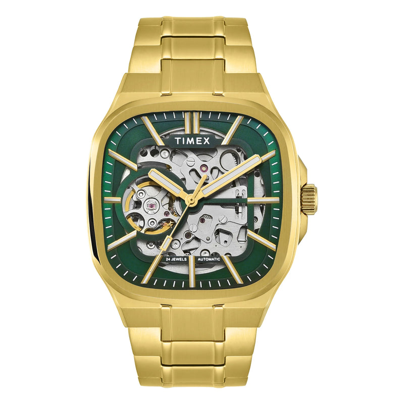 TIMEX Signio Green Square Dial Analog Men's Watch - TWEG31901