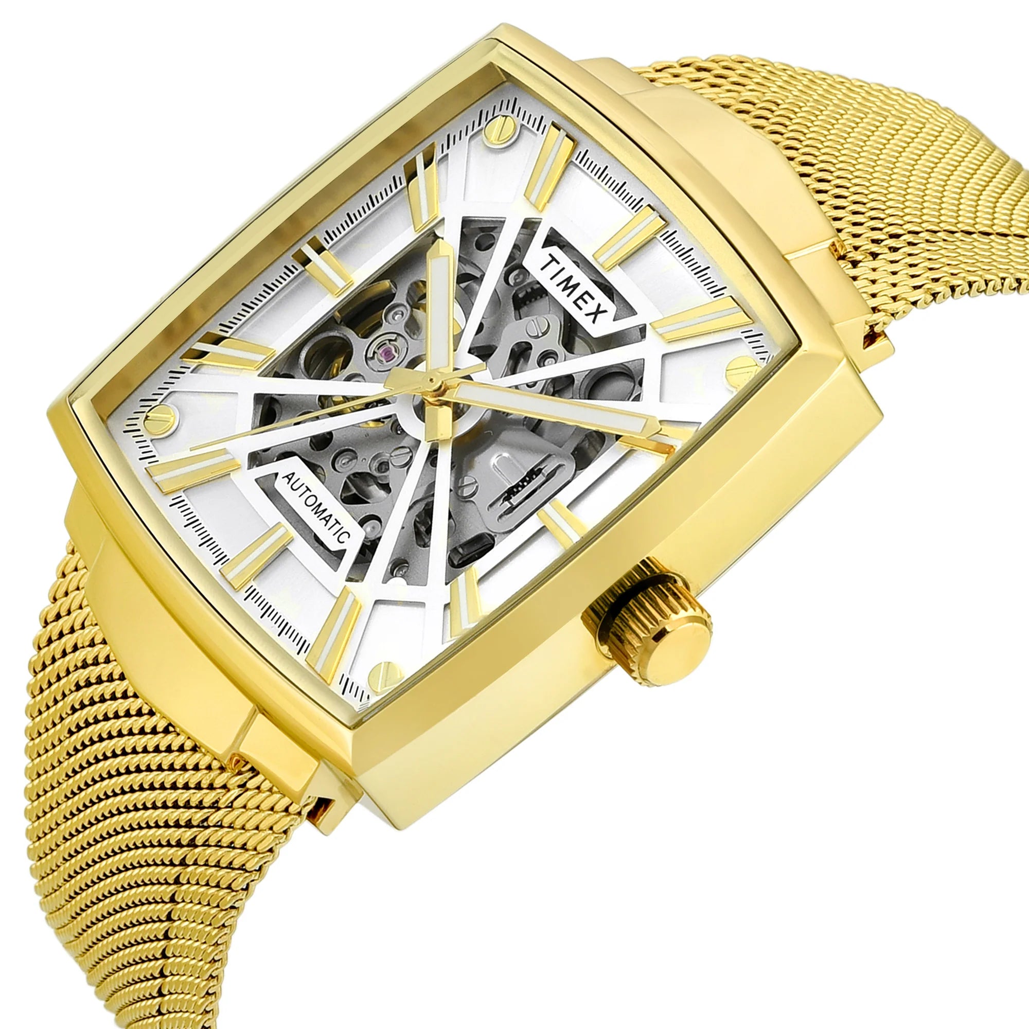 TIMEX Signio Silver Square Dial Analog Men's Watch - TWEG32002