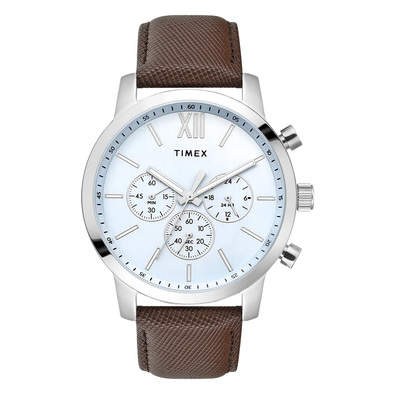 Timex Trendline Round 45mm Blue Dial Analog Men Watch - TWEG32200