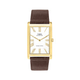Timex Signio White Dial Full Roman Slim Mens Watch - TWEG34300 - KRISHNA WATCH COMPANY