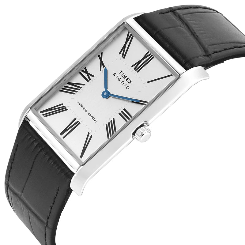 Timex Signio White Dial Full Roman Slim Mens Watch TWEG34301