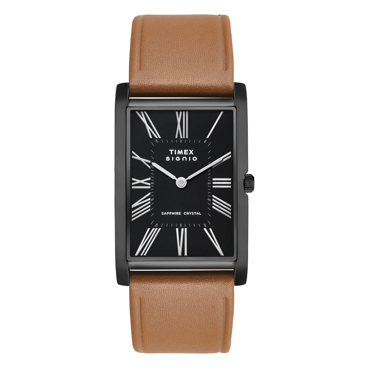 Timex Signio Black Dial Full Roman Slim Mens Watch TWEG34302