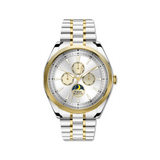 Timex Signio Multifunction Silver Dial Steel Golden Mens Watch TWEG34401