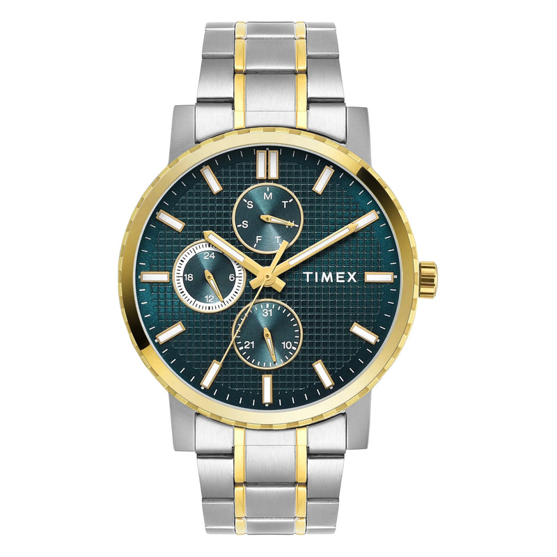 Timex Trendline Round 44mm Teal Dial Analog Men Watch - TWEG34701