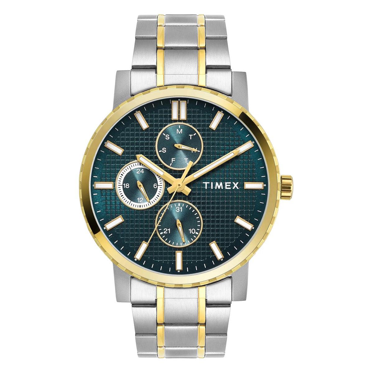 Timex Trendline Round 44mm Teal Dial Analog Men Watch - TWEG34701