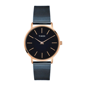 Timex Women Black Round Analog Dial Watch- TWEL15611 - KRISHNA WATCH COMPANY