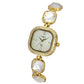Timex Fria Women Mother Of Pearl Square Dial Analog Watch - TWEL17106