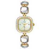 Timex Fria Women Mother Of Pearl Square Dial Analog Watch - TWEL17106