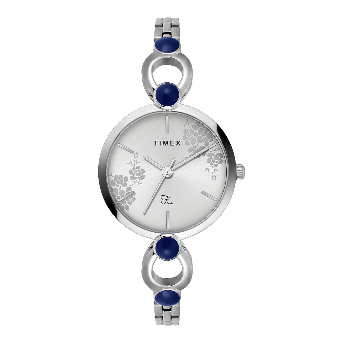 TIMEX Women Silver Round Dial Analog Watch - TWEL18108