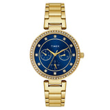 TIMEX Blue Round Dial Analog Women's Watch - TWEL18709 - KRISHNA WATCH COMPANY