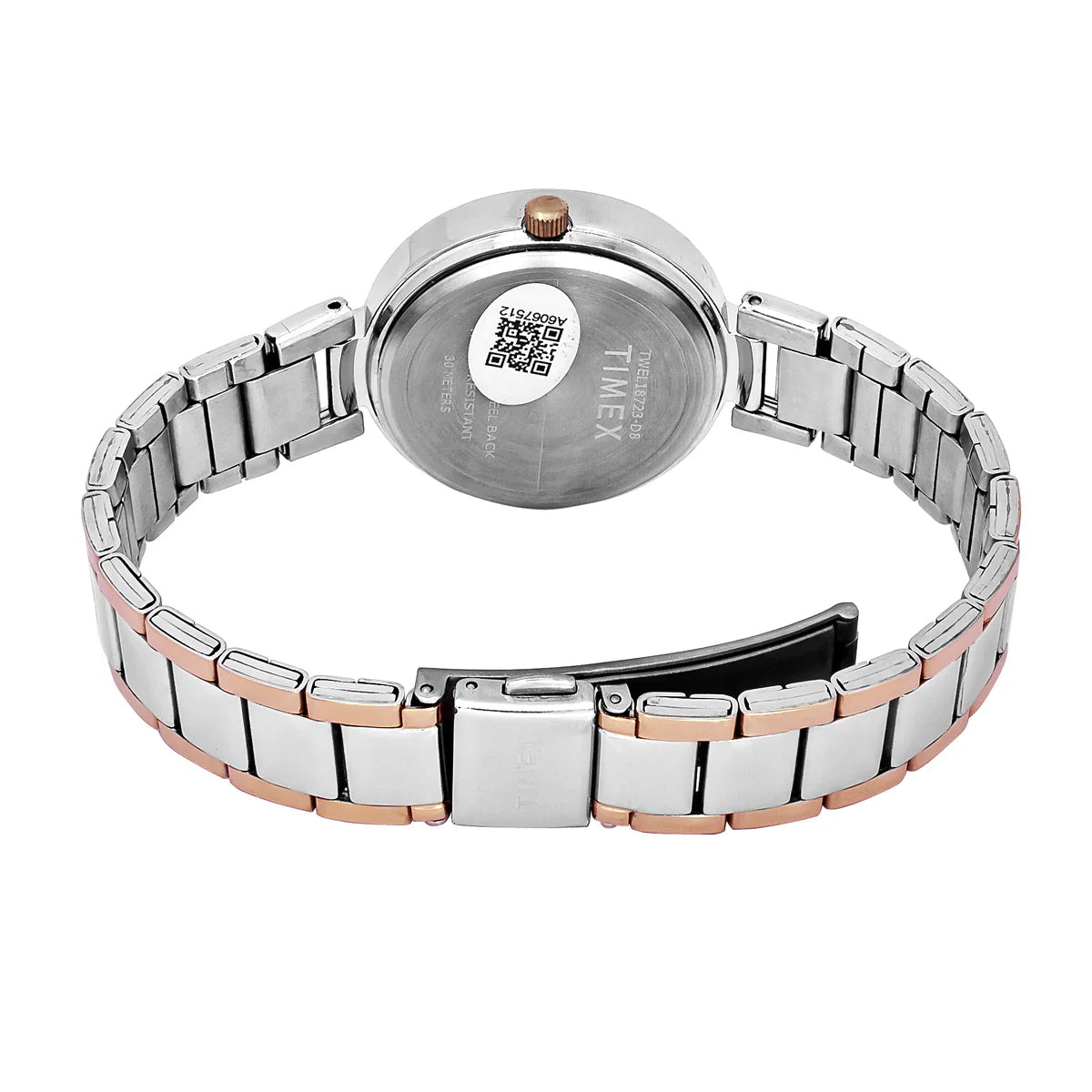 TIMEX Silver Round Dial Analog Women's Watch - TWEL18723