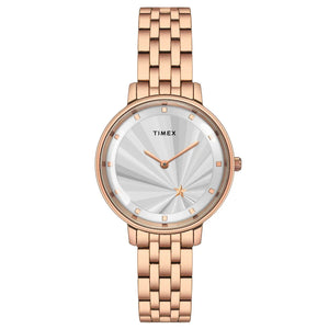 Timex Cosmic Awe Women 2 Hands Round Dial Silver Watch - TWEL19102 - KRISHNA WATCH COMPANY