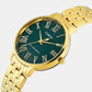 Timex Green Dial with Roman Numbers Women's Astrological Watch - TWEL19106