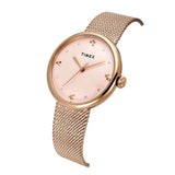 TIMEX Women Pink Round Dial Analog Watch - TWEL19304
