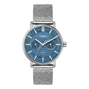 Timex Cosmic Typography Eve Blue Dial Women's Watch - TWEL20301 - KRISHNA WATCH COMPANY