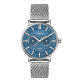 Timex Cosmic Typography Eve Blue Dial Women's Watch TWEL20301