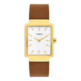 TIMEX Women White Rectangle Dial Analog Watch - TWEL20700