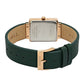 TIMEX Green Rectangle Dial Analog Women's Watch - TWEL20702
