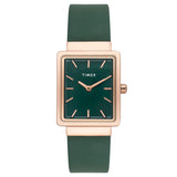 TIMEX Green Rectangle Dial Analog Women's Watch - TWEL20702