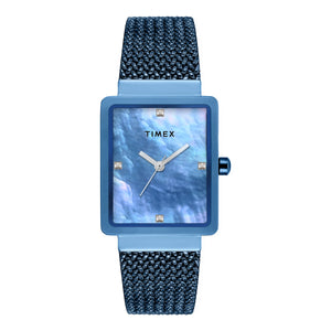 TIMEX Women Mother of Pearl Rectangle Dial Analog Watch - TWEL20705 - KRISHNA WATCH COMPANY