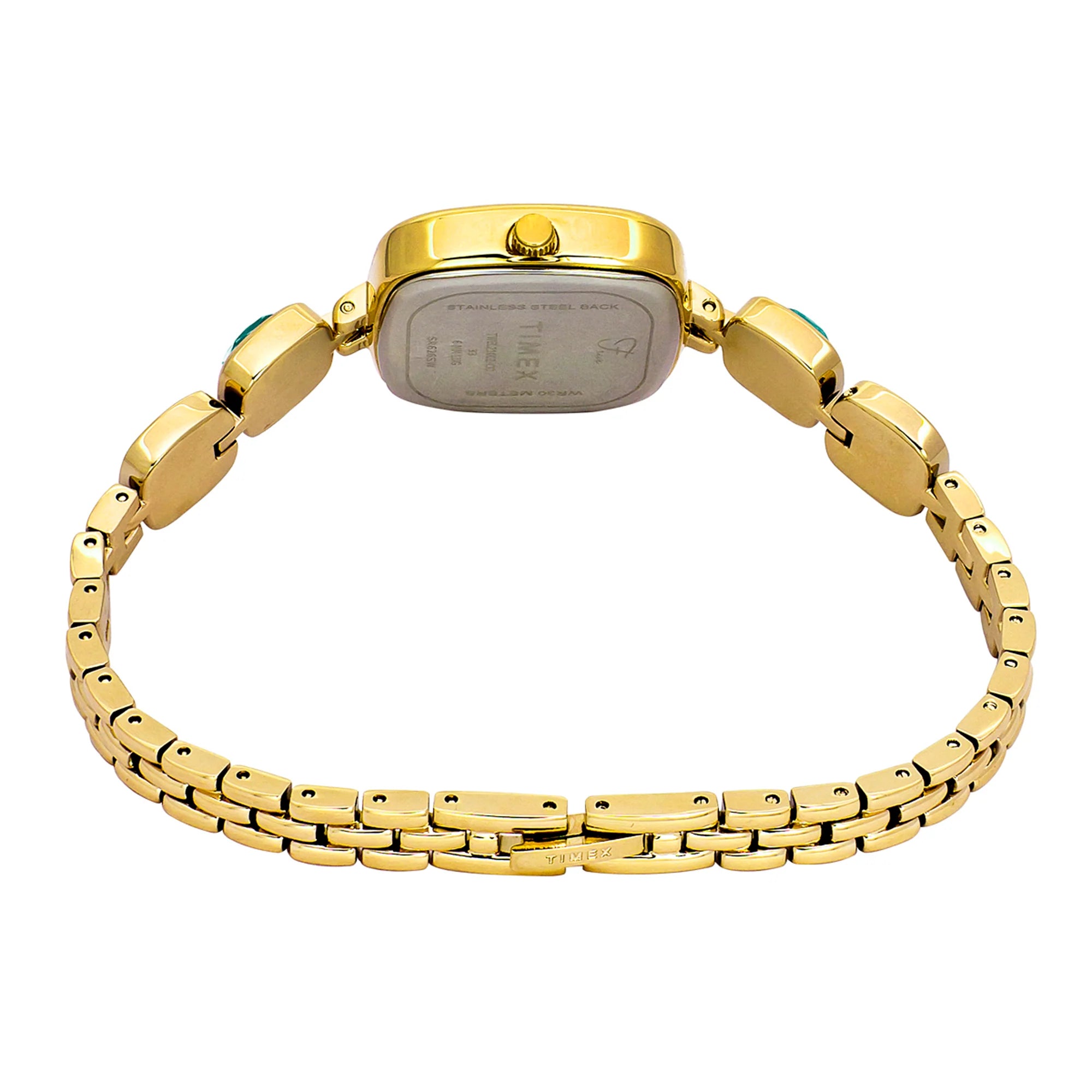 TIMEX Fria Women Green Square Dial Analog Watch - TWEL21000