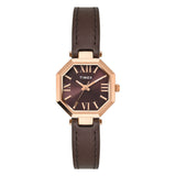 Timex Trendline Octagonal 26mm Brown Dial Analog Women Watch - TWEL26901