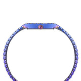 TIMEX Fria Women Mother of Pearl Purple Rectangle Dial Analog Watch - TWEL77704 - KRISHNA WATCH COMPANY