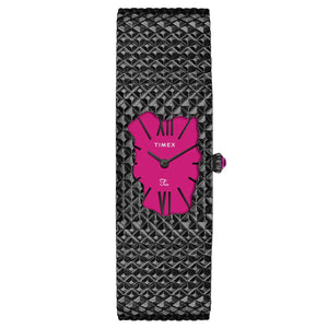 TIMEX Fria Women Magenta Rectangle Dial Analog Watch - TWEL77707 - KRISHNA WATCH COMPANY
