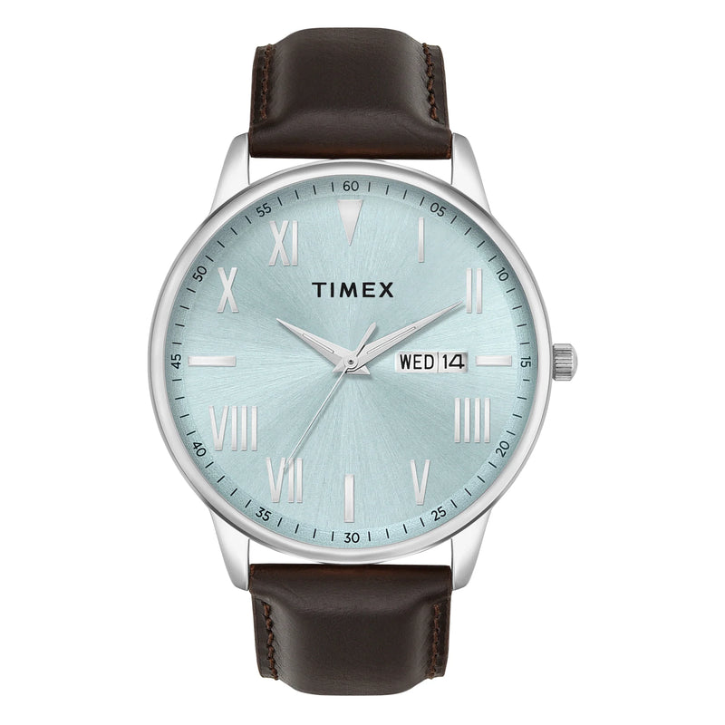 Timex Trendline Round 43mm Blue Dial Analog Men Watch - TWTG12113