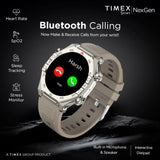 Timex Smart NexGen 1.43 inches (3.6cm) Display with Functional Crown and BT Calling Smartwatch For Unisex - TWTXW703T - KRISHNA WATCH COMPANY