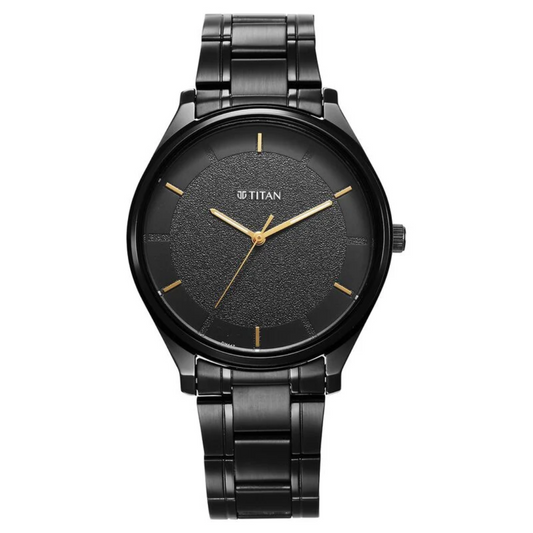 Titan Quartz Analog Silver Dial Watch for Men 1802NM01