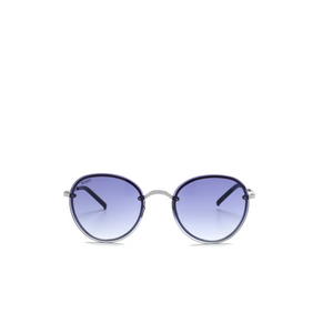 Scott Sunglasses Gradient Blue Lens Round Sunglass Silver Frame -SC 2531C2 - KRISHNA WATCH COMPANY