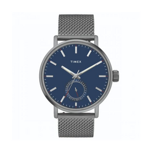 TIMEX FASHION MEN'S BLUE DIAL ROUND CASE DATE FUNCTION WATCH -TWEG20003 - KRISHNA WATCH COMPANY