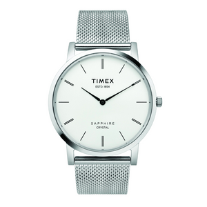 TIMEX EMPERA MEN'S SILVER DIAL ROUND CASE 2 HANDS FUNCTION WATCH -TWEG17410 - KRISHNA WATCH COMPANY