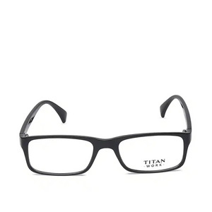 TITAN Black Rectangle Rimmed Eyeglasses E1391B1A1 - KRISHNA WATCH COMPANY