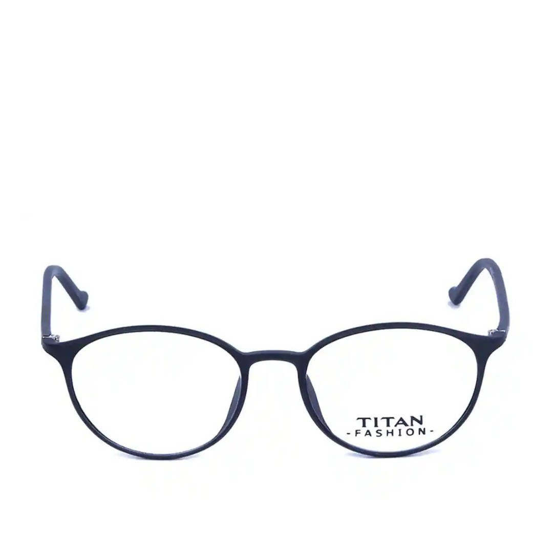 TITAN Black Round Rimmed Eyeglasses T2389A1A1