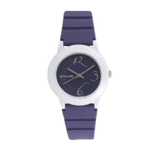 Sonata Purple Dial Plastic Strap Watch - 8992PP02 - KRISHNA WATCH COMPANY