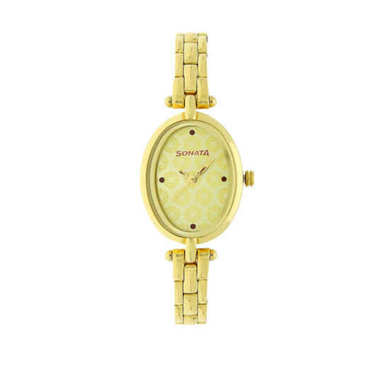 Sonata Wedding Edition - Champagne Dial Stainless Steel Strap NK8148YM01