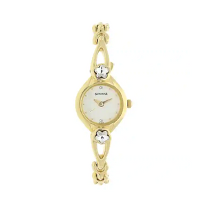 Sonata Champagne Dial Golden Metal Strap Watch - 8065YM01 - KRISHNA WATCH COMPANY