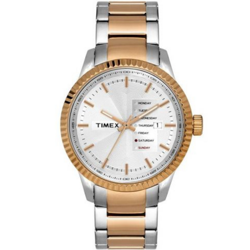 TIMEX ANALOG SILVER DIAL MEN'S WATCH- TWEG15103