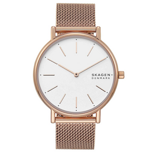 Signatur Rose-Tone Steel Mesh Watch SKW2784 - KRISHNA WATCH COMPANY